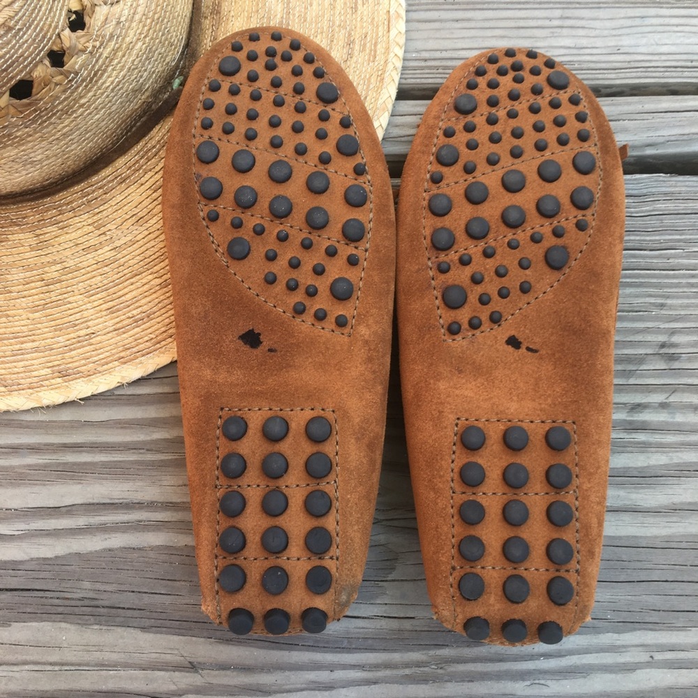 Minnetonka Camel Colored Moccasins Womens Size 7 - Picture 7 of 10